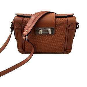 Brown Rebecca Minkoff Crossbody Leather Bag